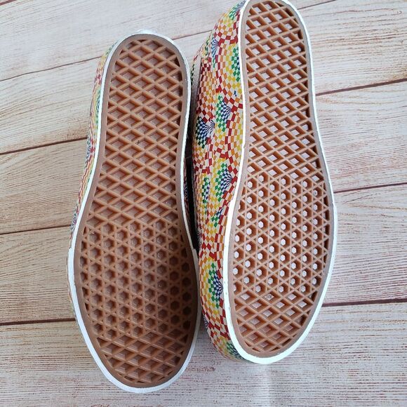 Vans Unisex Off The Wall Old Skool Classic Stripe Skater Style Platform Sneakers - Picture 9 of 11